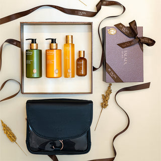 Bath, Body & Wellness + Travel Bag Gift Set - BLACK